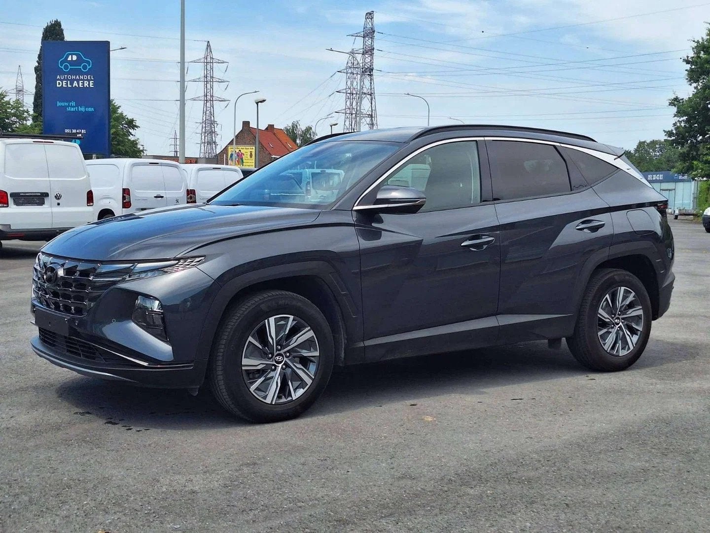 Hyundai Tucson 1.6i HEV Full-Hybrid 19000km! (bj 2023), Automaat, Parkeersensor, Stof, 4 cilinders