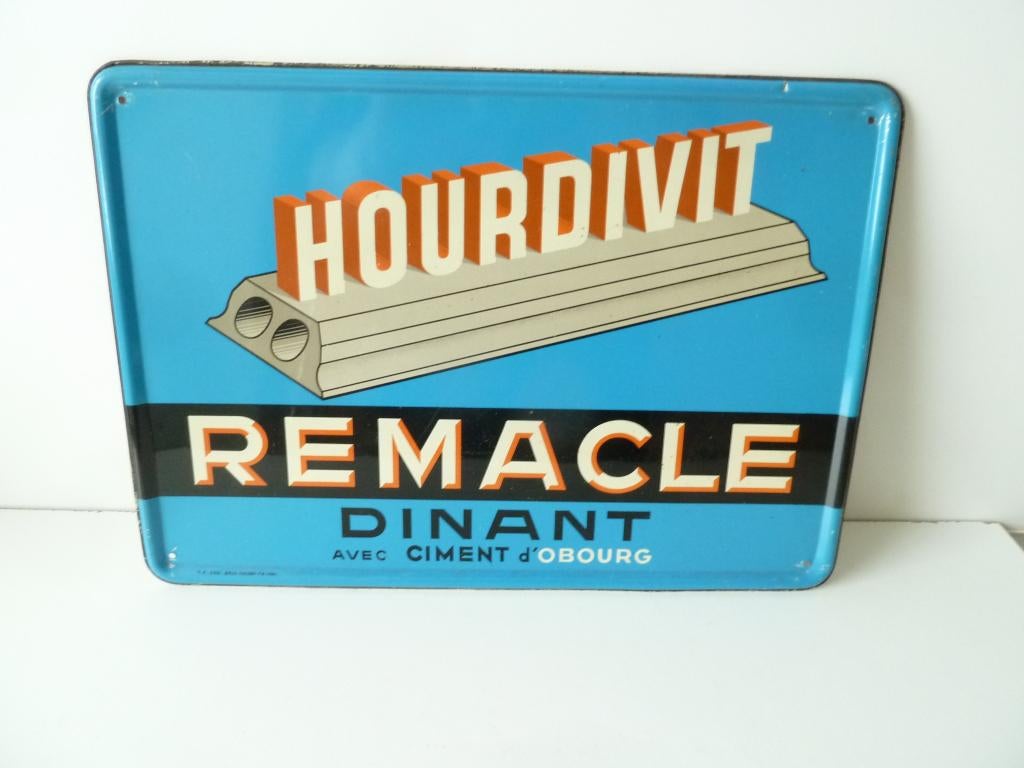 plaque publicitaire no plaque émaillée Mancave vintage rétro, Enlèvement ou Envoi, Panneau publicitaire