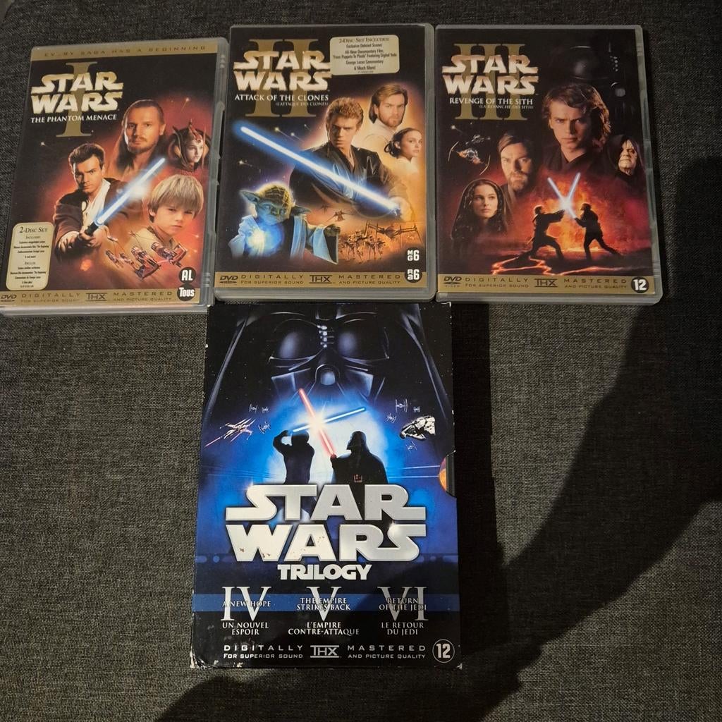 Star wars dvd's, Ophalen