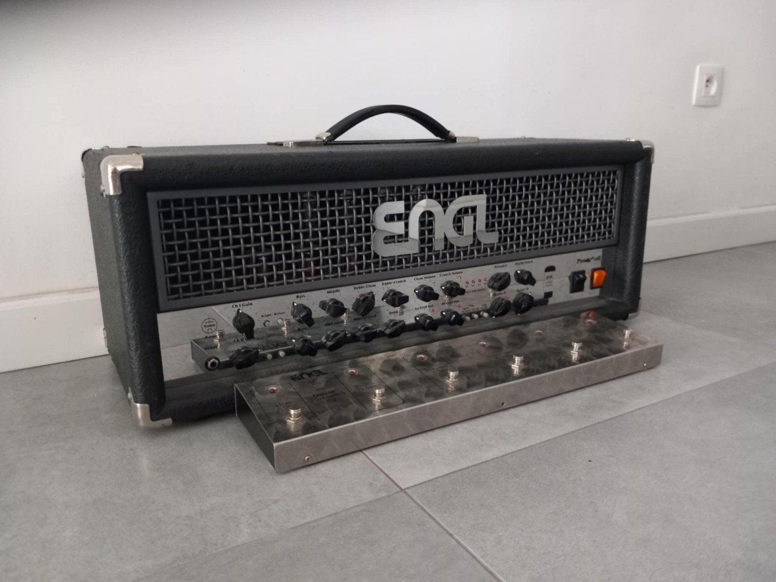 Engl Powerball E645 Mk1 + Z5 footswitch, Muziek en Instrumenten, Ophalen, Gebruikt, Gitaar, 100 watt of meer