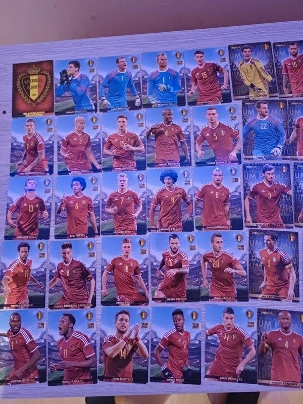 Grand Lot Cartes Football Panini TousEnsemble 2015, Envoi, Comme neuf, Plusieurs images