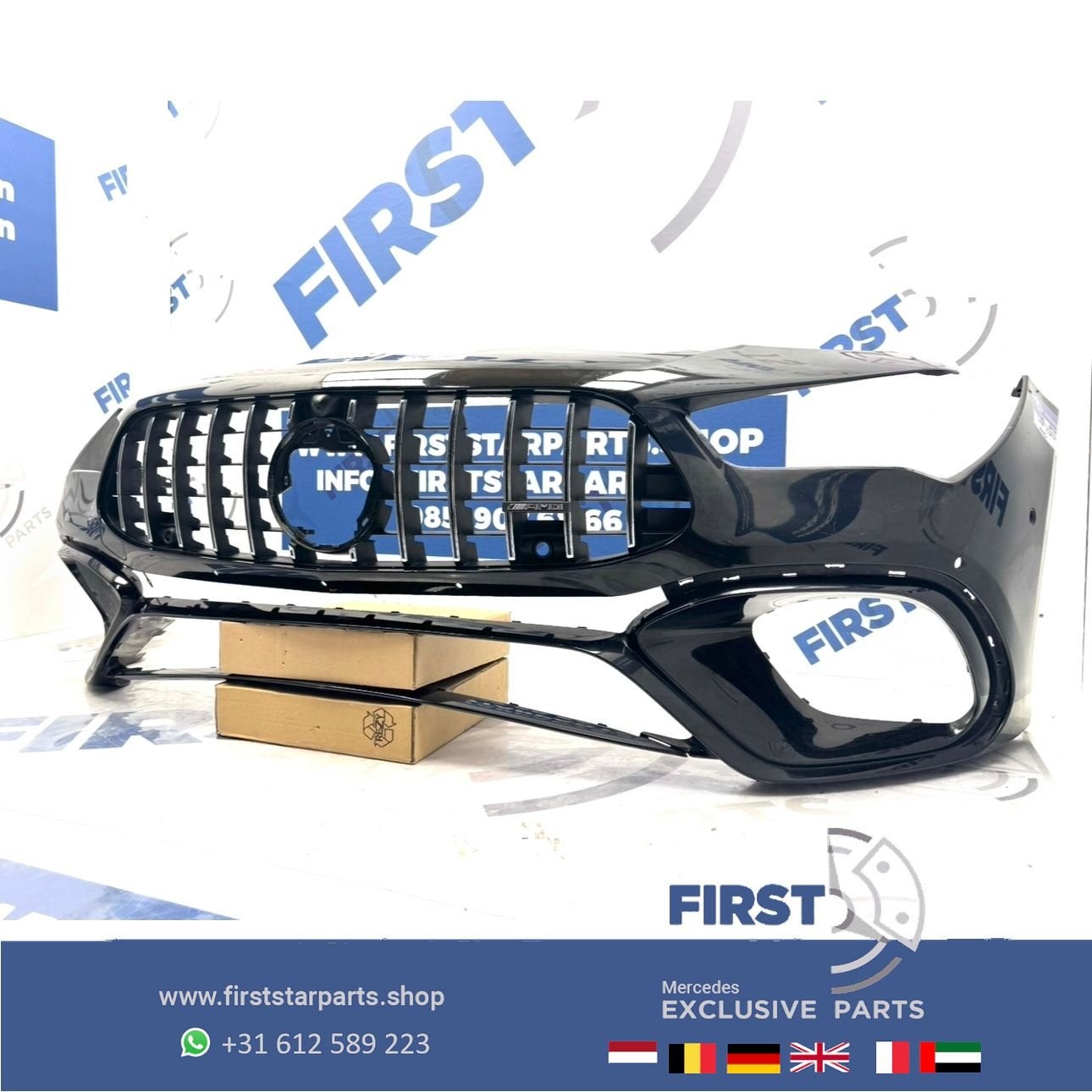 W118 CLA 45 BUMPER AMG CLA45 VOORBUMPER ORIGINEEL Mercedes C