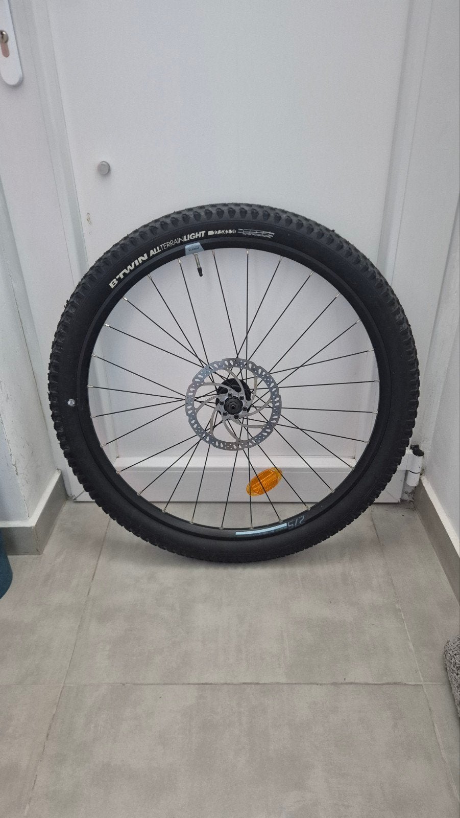 voorwiel rockrider e-st100, Enlèvement