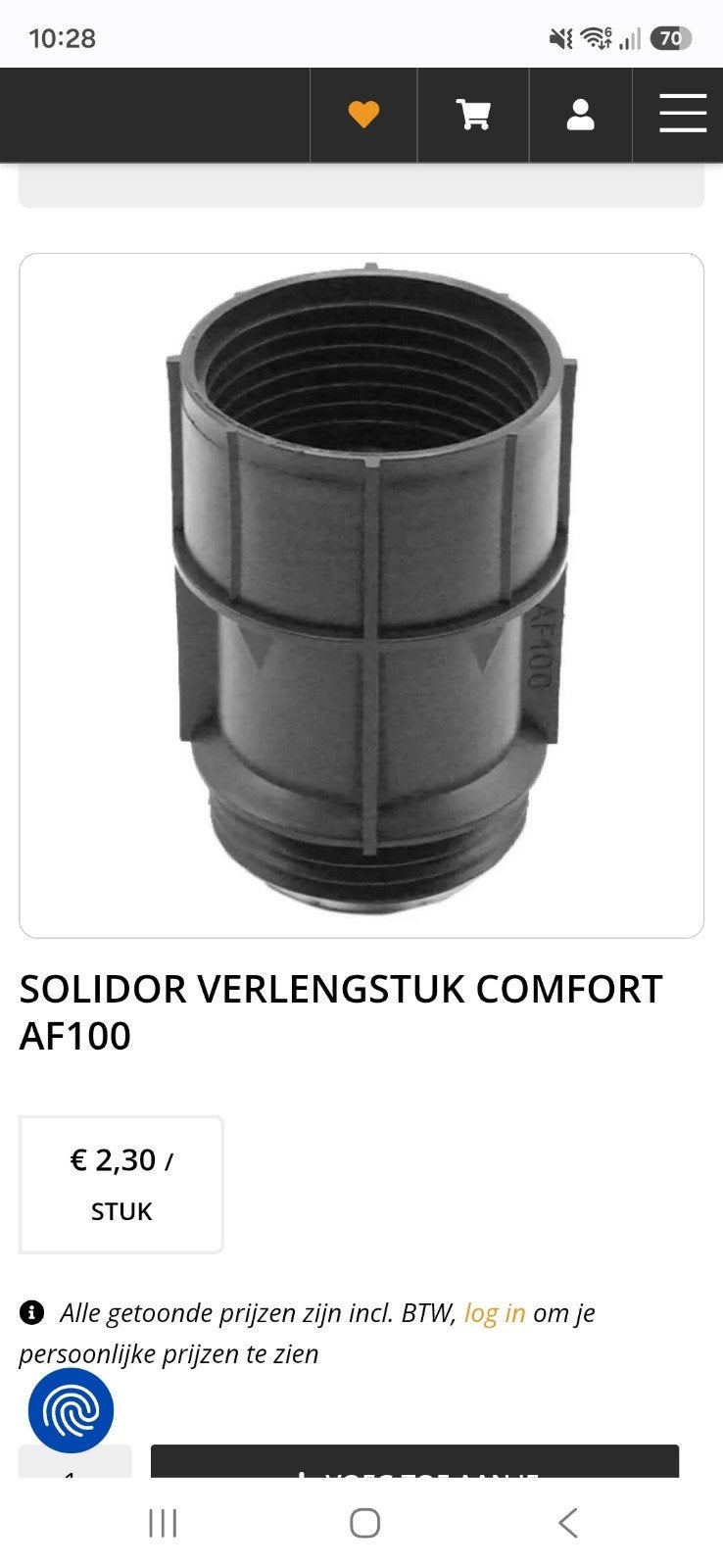 verlengstuk tegeldrager solidor +- 70 stuks, Tuin en Terras, Ophalen