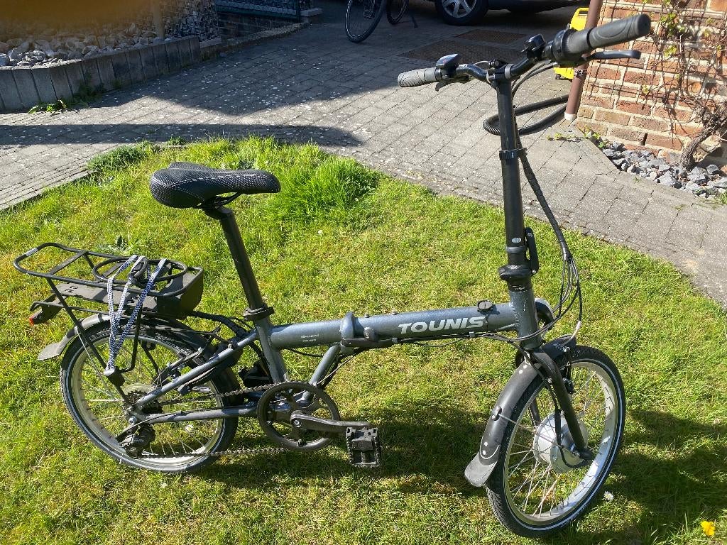 Elektrische minifiets, Fietsen en Brommers, 20 inch of meer, Velgrem, Versnellingen, Zo goed als nieuw