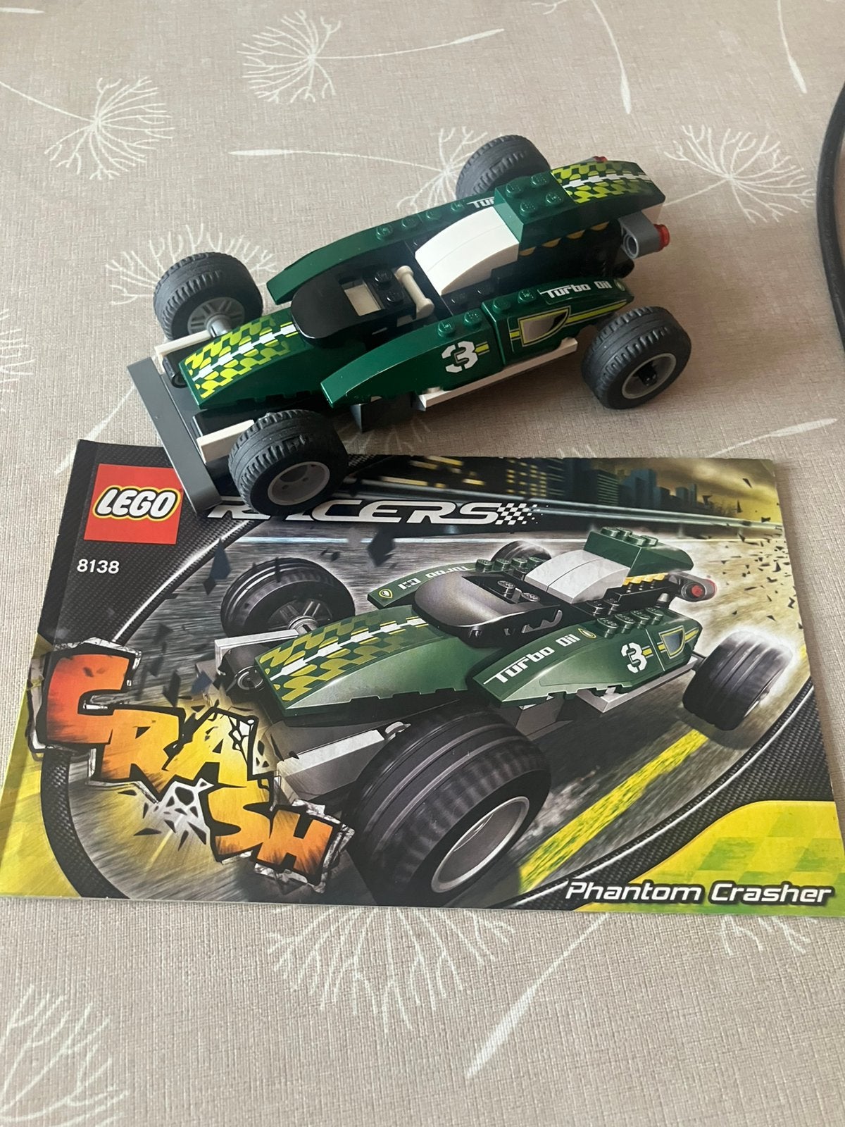 Lego racers 8138 phantom crasher, Ophalen, Gebruikt, Lego, Racers