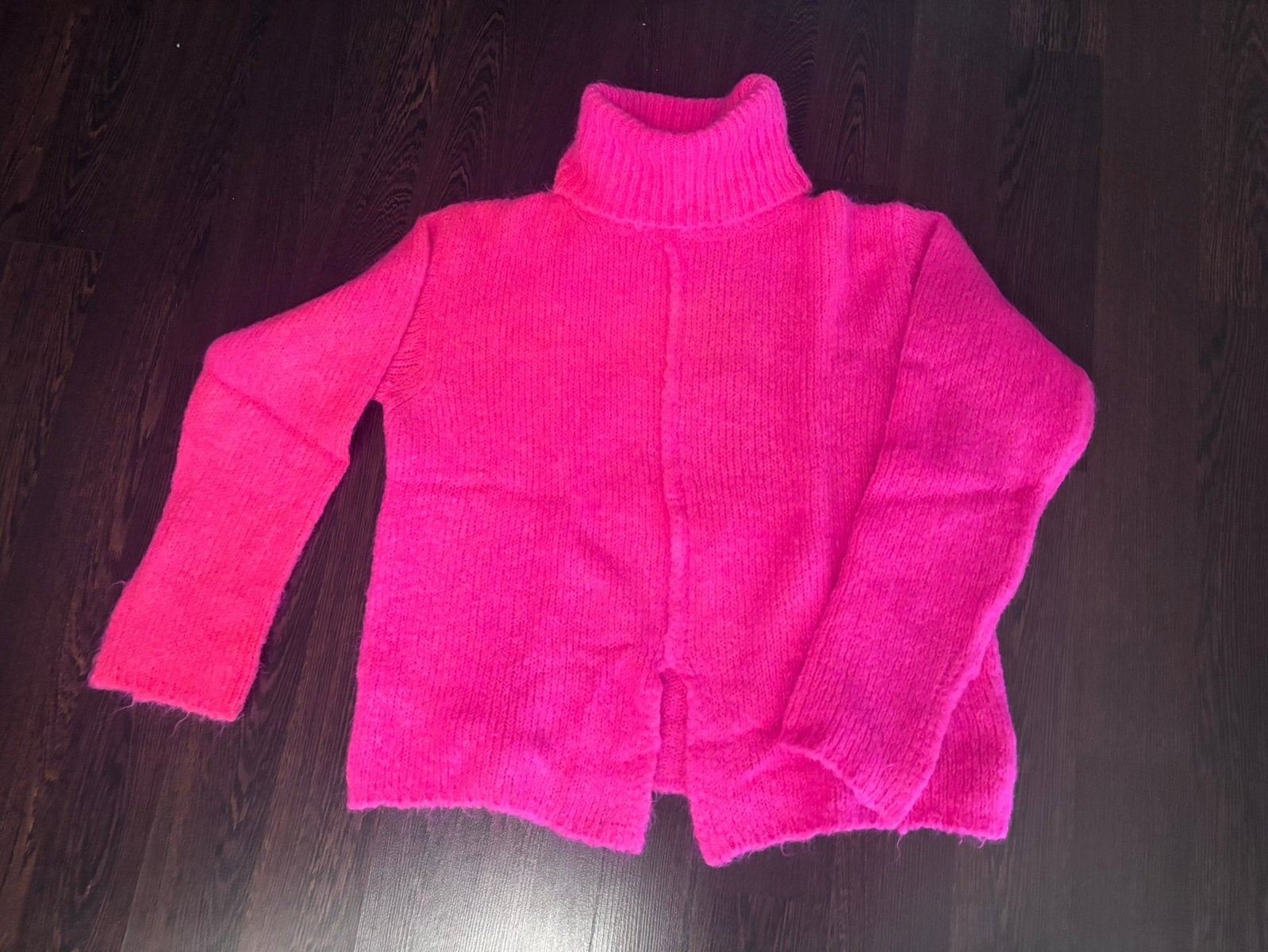 Trui wol fuchsia Essentiel, Ophalen of Verzenden, Gedragen, Maat 38/40 (M), Roze