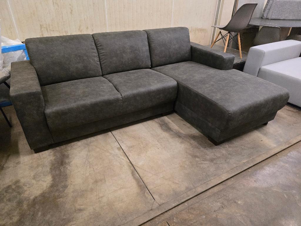 Nieuwe hoeksalon 240cm x 160cm (bestaat uit 2 delen), Ophalen, Leer