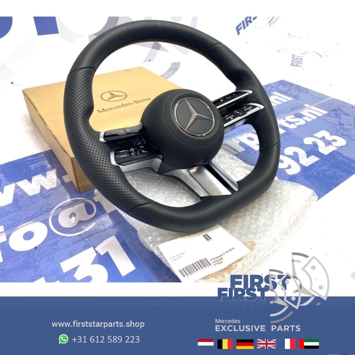 W213 AMG Stuur origineel Mercedes E Klasse 2022 + touch, Gebruikt, -, Ophalen of Verzenden, -