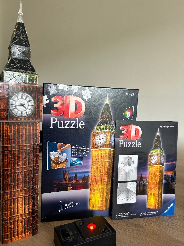 Puzzel 3D, Hobby en Vrije tijd, Ophalen, Minder dan 500 stukjes, Zo goed als nieuw, Rubik's of 3D-puzzel