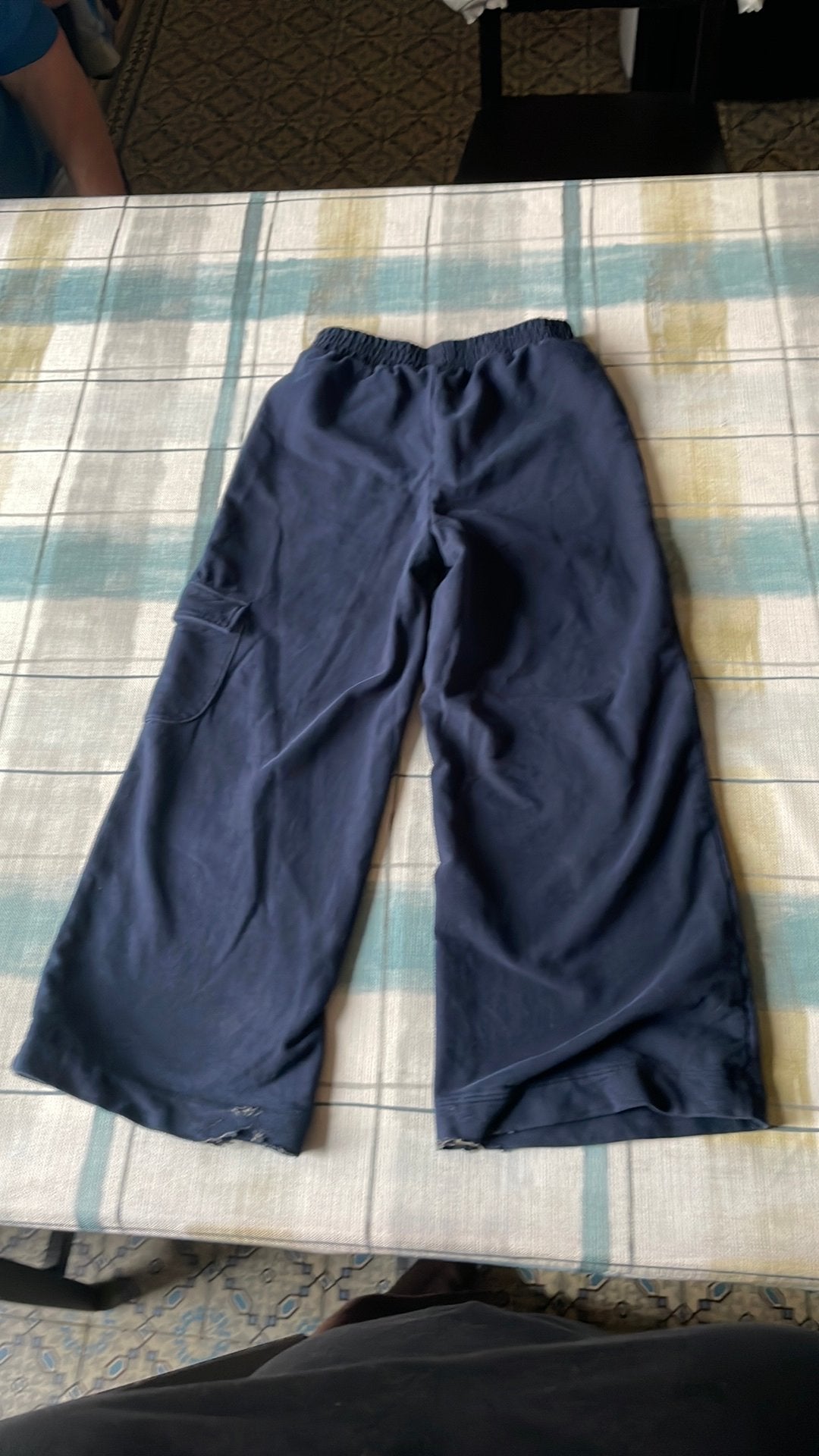 110 jongens broek, Ophalen, Gedragen, Blauw