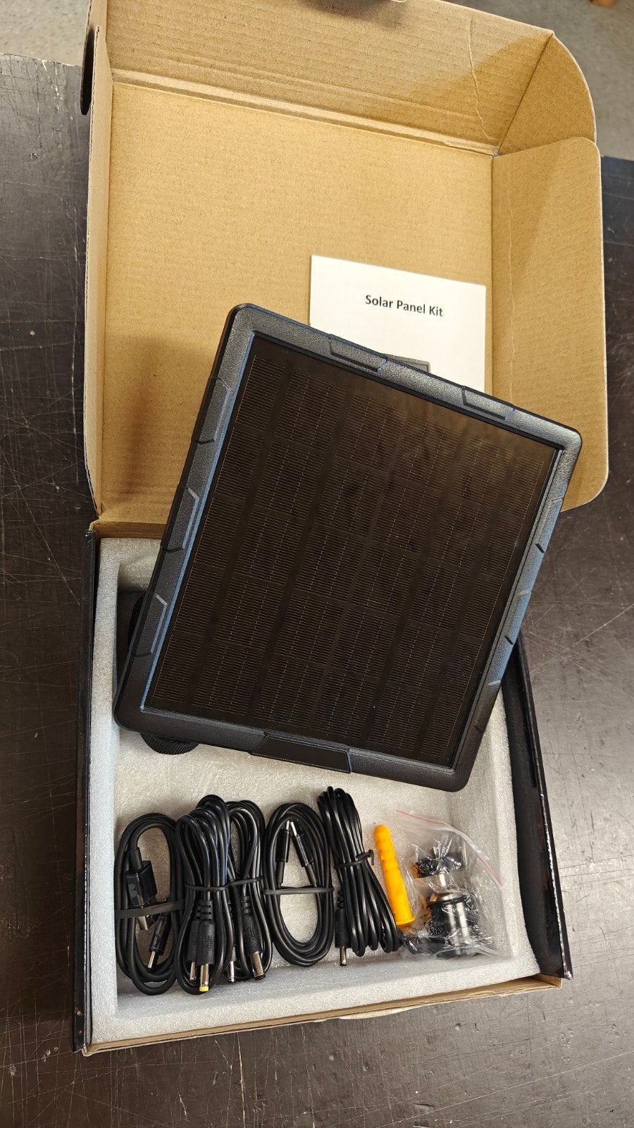 Zonnepaneel 5W met ingebouwde Batterij, Ophalen of Verzenden, Zo goed als nieuw, Compleet systeem, Minder dan 100 wattpiek