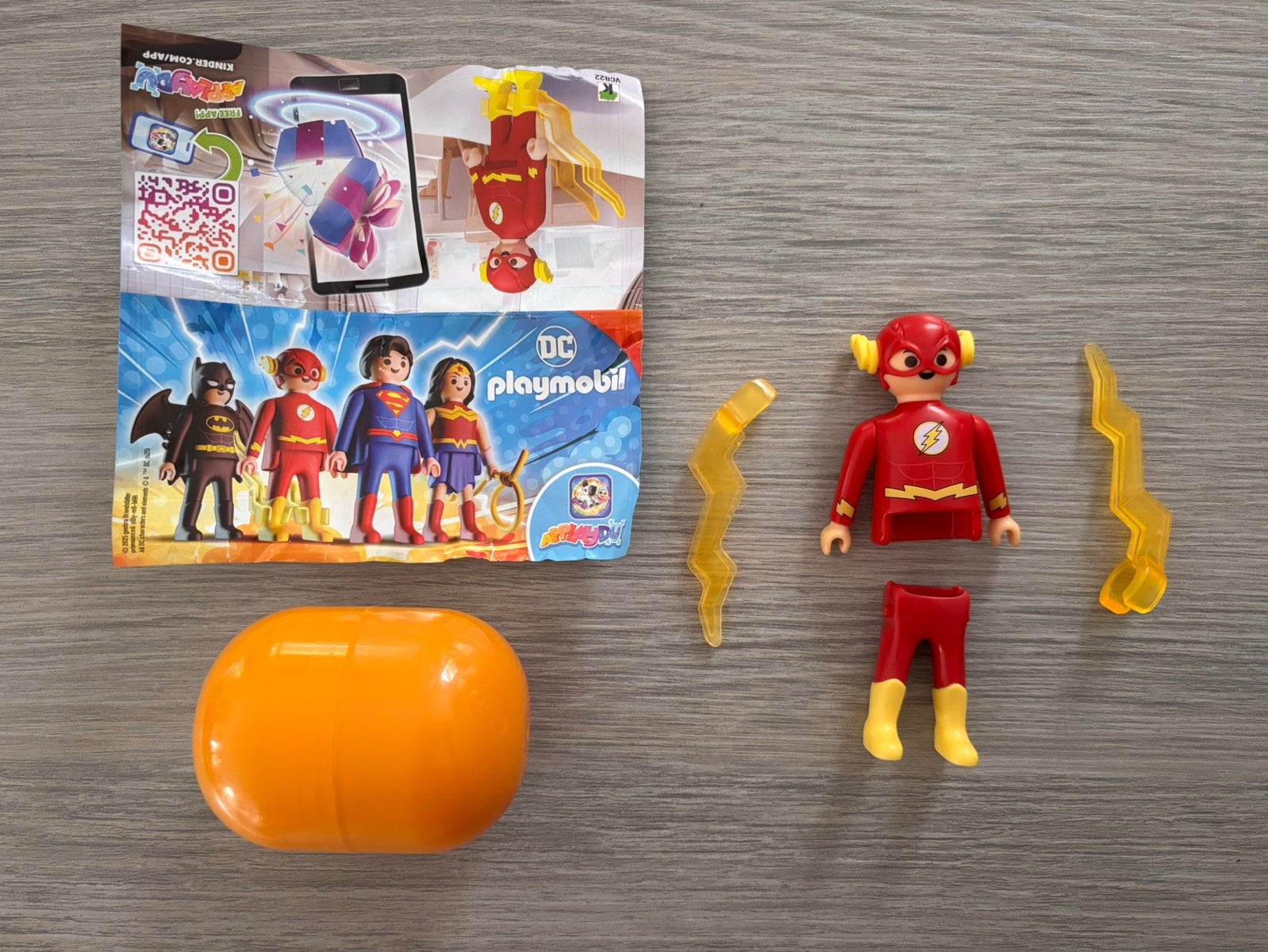 Kinder playmobil The Flash, Kinderen en Baby's, Speelgoed | Playmobil, Ophalen of Verzenden, Nieuw, Complete set, Figuren