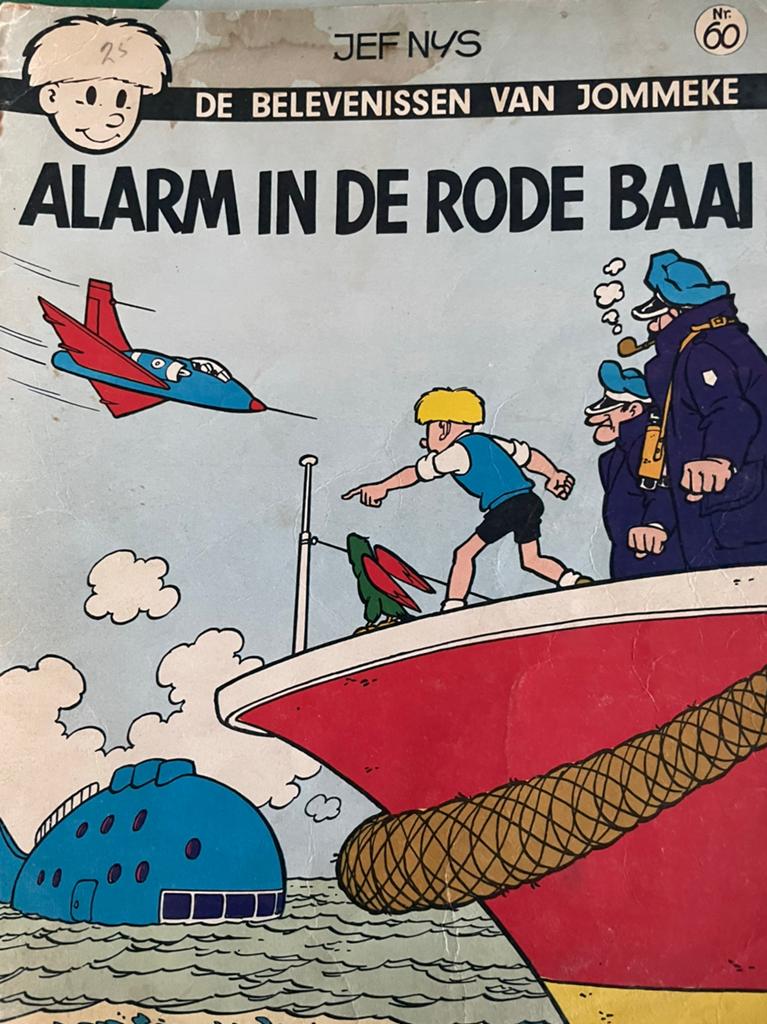 Alarm in de rode baai 60ste album Vlaamse stripreeks Jommeke, Boeken, Stripverhalen, Ophalen of Verzenden, Zo goed als nieuw