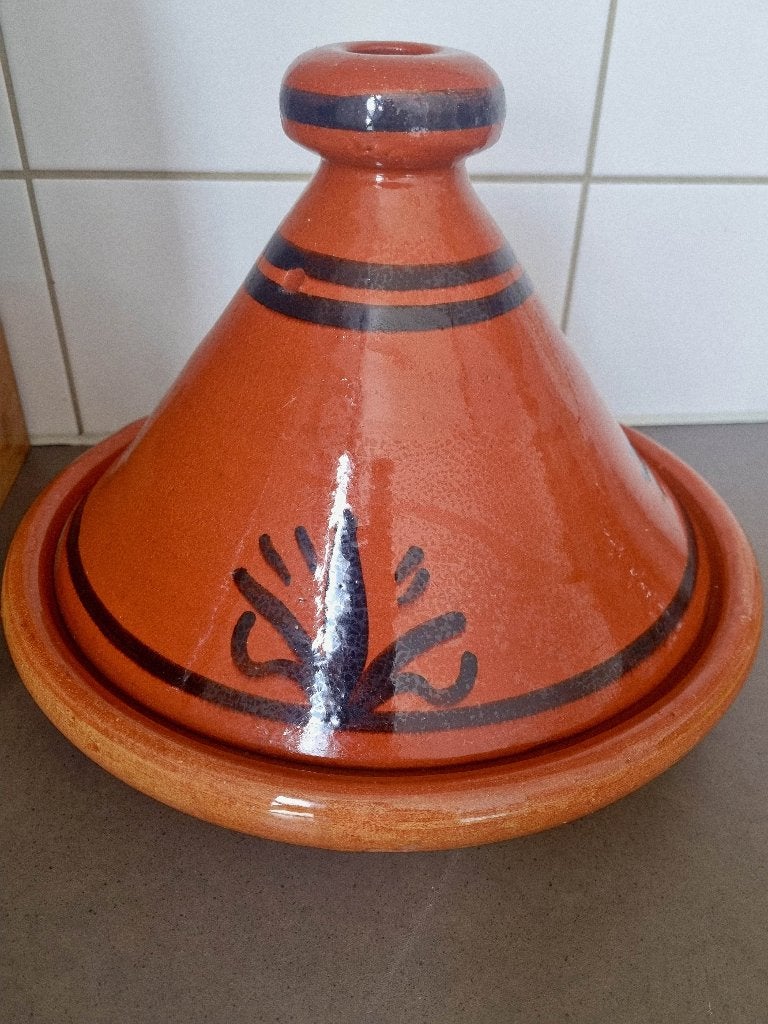 Tajine marocain traditionnel - Poterie colorée (Zgan), Maison & Meubles, Cuisine | Casseroles & Poêles, Neuf, Casserole ou Cocotte-minute