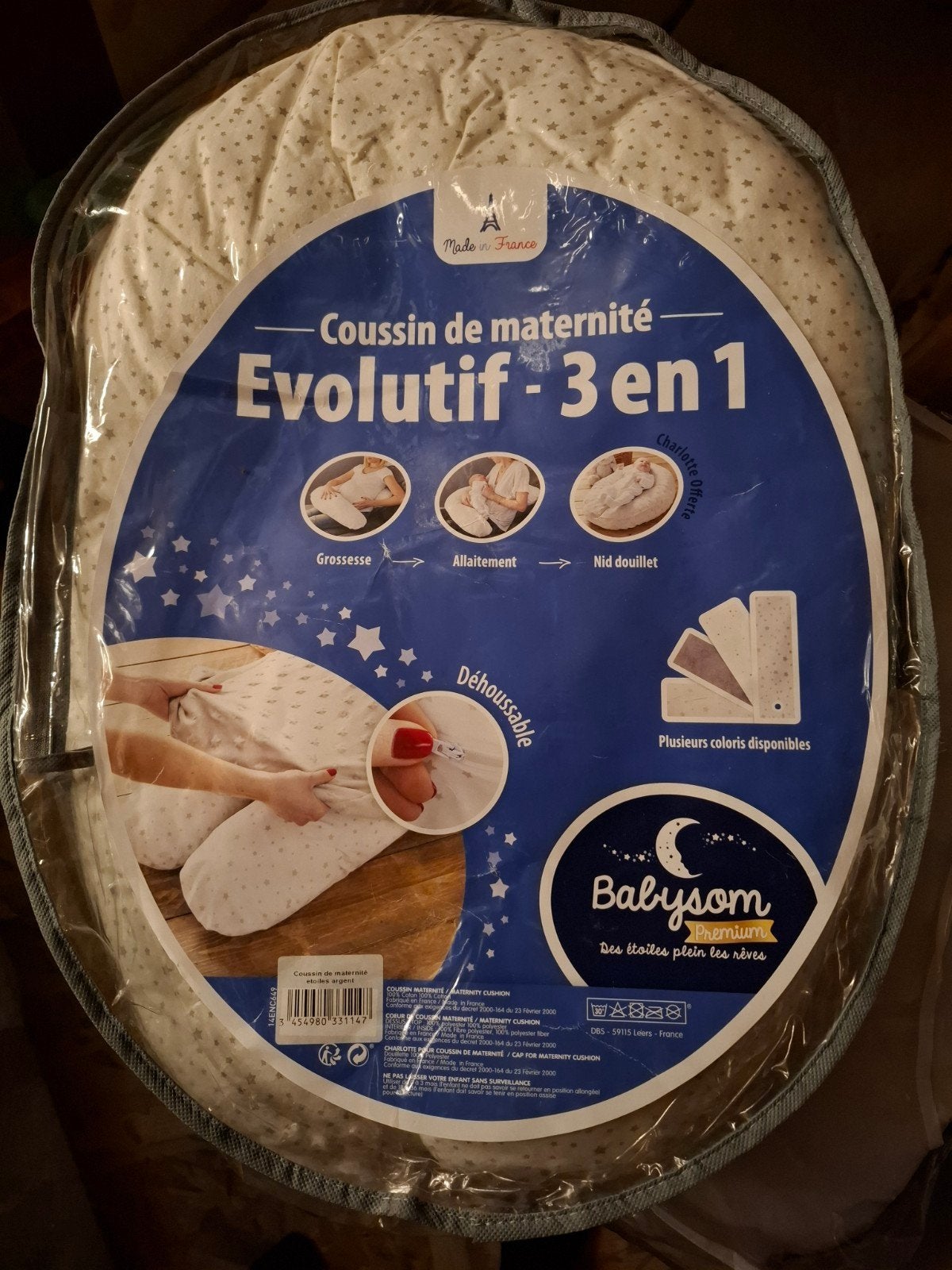 Schaalbaar kraamkussen, Ophalen