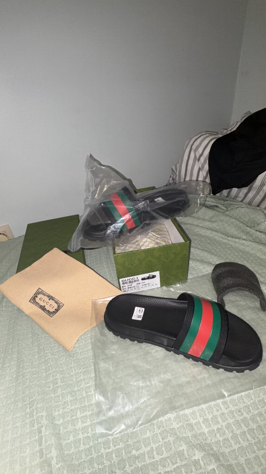 Gucci slippers, Ophalen, Nieuw, Zwart, Slippers
