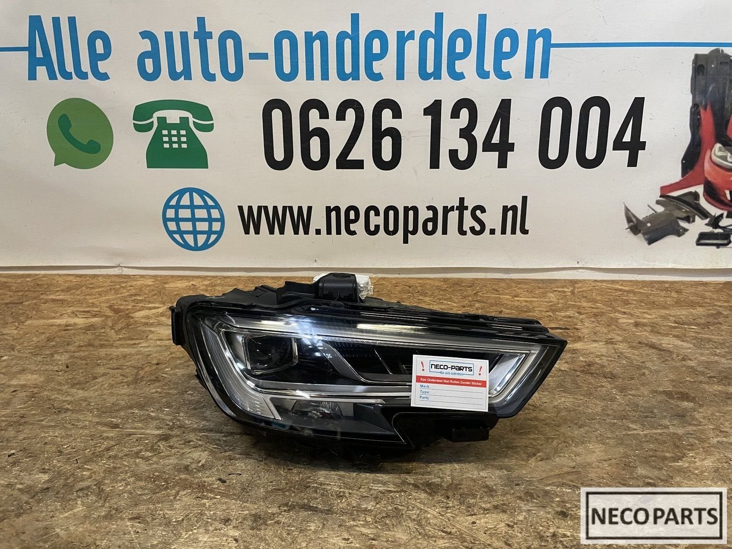 AUDI A3 8V S3 RS3 FACELIFT LED KOPLAMP 8V0941784 ORIGINEEL, Gebruikt, -, -, -