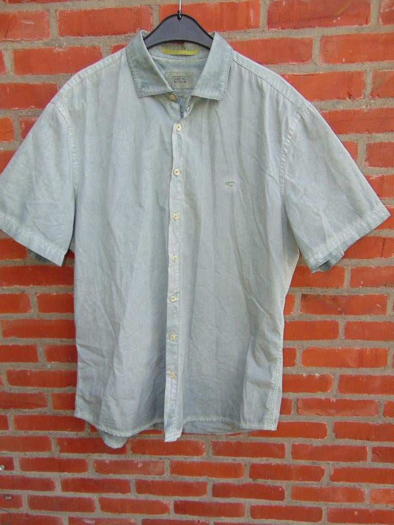 Hemd Camel Active in goede staat, Enlèvement ou Envoi, Porté, Bleu, Tour de cou 43/44 (XL)