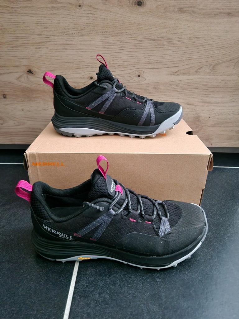 Chaussures de randonnée, femme, Merrell, gris foncée/rose, 3, Enlèvement ou Envoi, Comme neuf, Chaussures