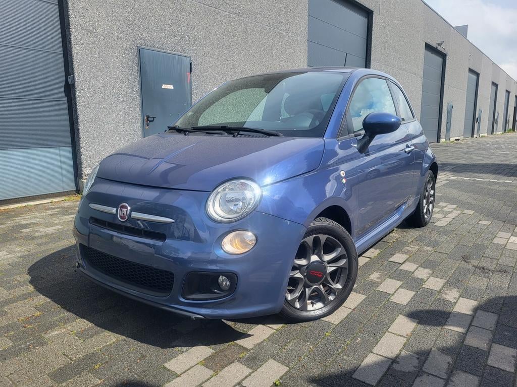 FIAT 500 / BENZINE 1.2 / 2014 / SPORT, Blauw, Bedrijf, Handgeschakeld, 1242 cc