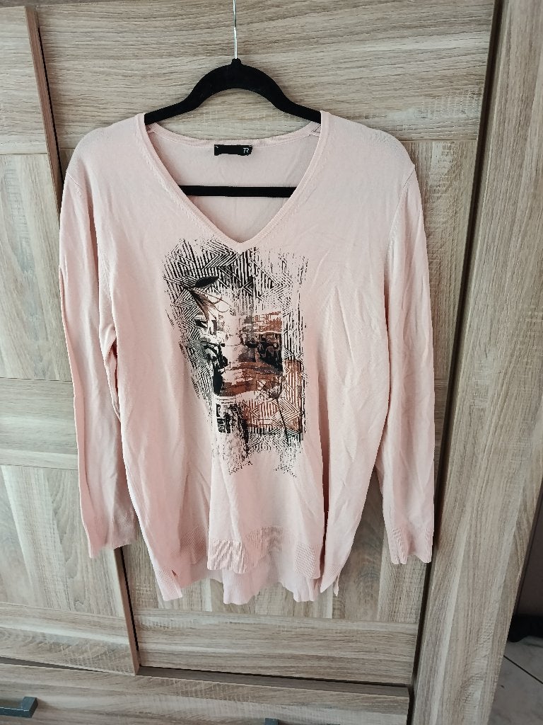 zomertrui R maat 46, Ophalen of Verzenden, Zo goed als nieuw, Maat 46/48 (XL) of groter, Roze