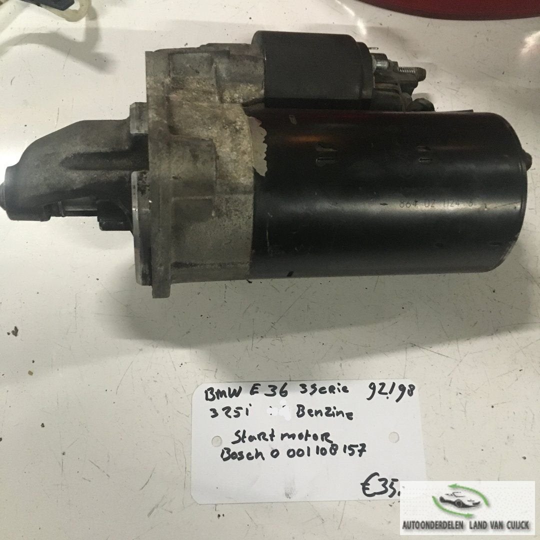 BMW E 36 1995 325i Startmotor Bosch 0 001 108 157, -, Utilisé, -, -