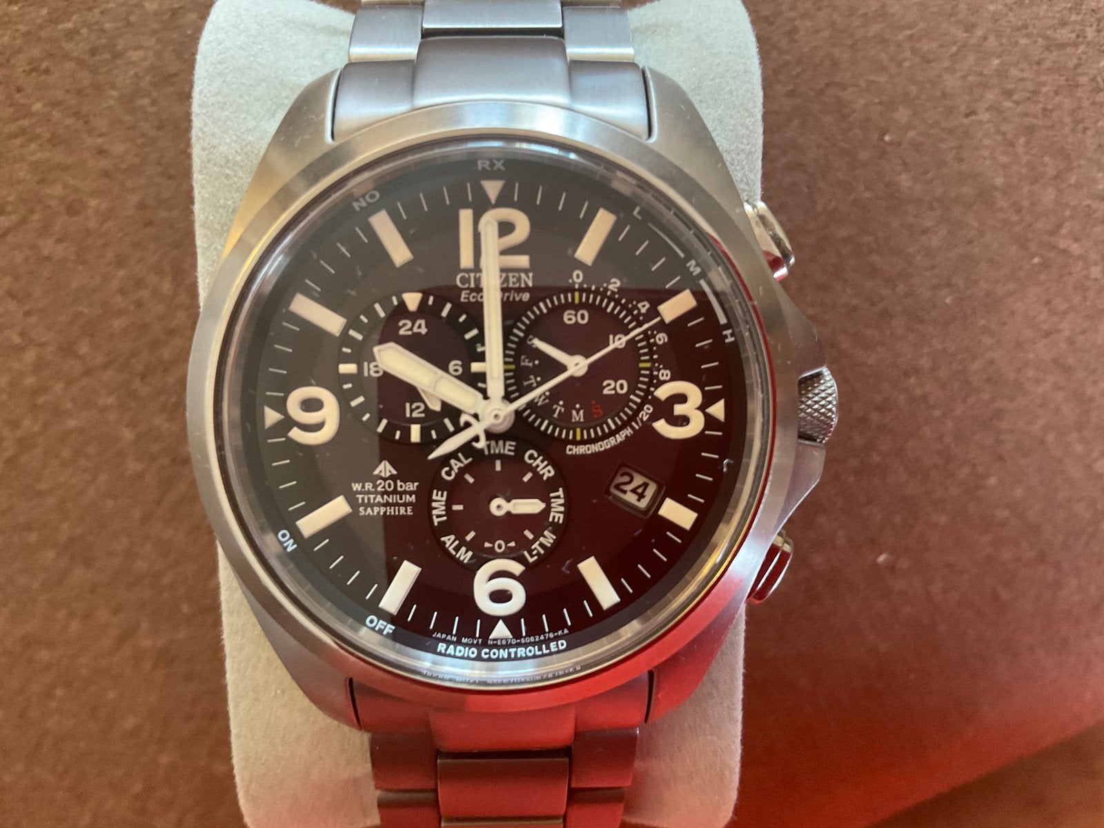 Citizen Promaster AS4030-59E titanium, Bijoux, Sacs & Beauté, Montre-bracelet, Enlèvement ou Envoi, Citizen, Utilisé