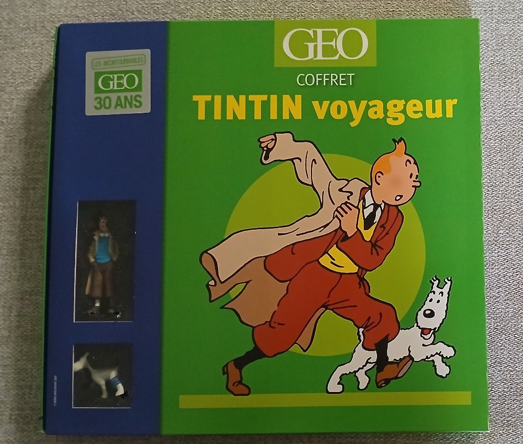 BD coffret Tintin grand voyageur du siècle Hergé EO TTB, Une BD, Enlèvement ou Envoi, Comme neuf