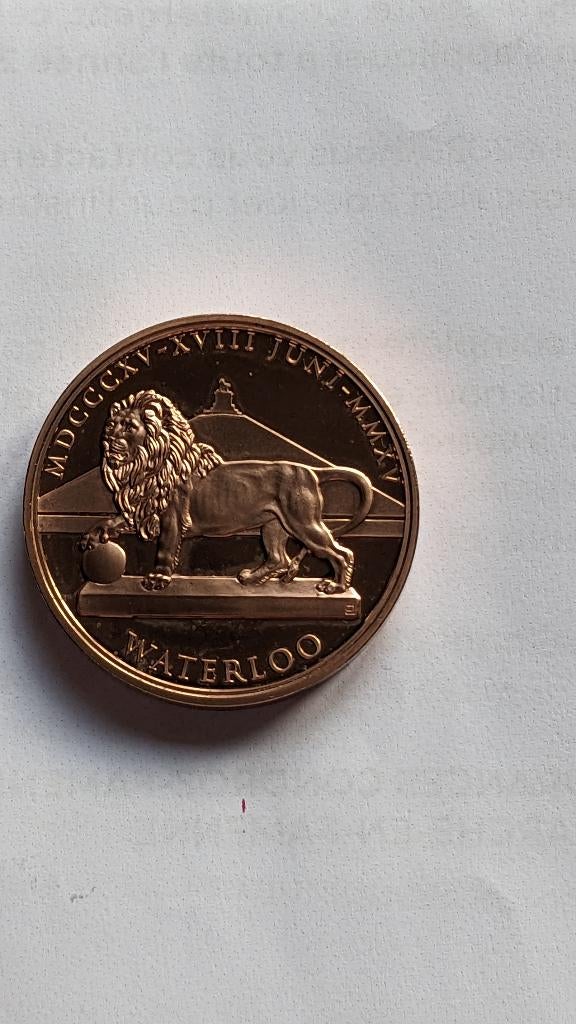 Waterloo pièce, Enlèvement ou Envoi, Bronze