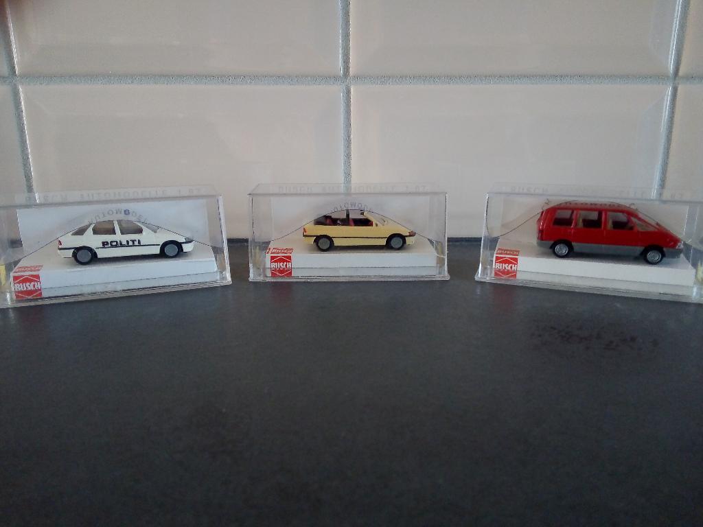 Lot de 3 véhicules Busch H0, Hobby & Loisirs créatifs, Enlèvement, Utilisé, Voiture, Autres marques