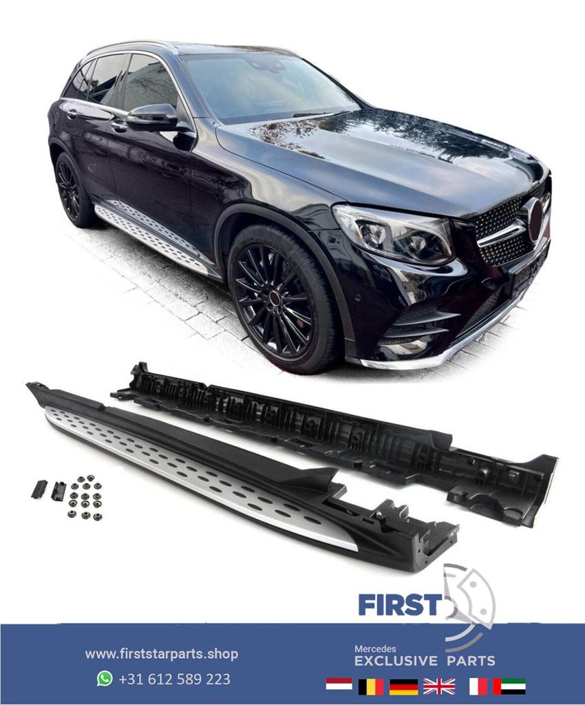 W253 C253 GLC AMG ZIJSKIRT SET DORPEL LIJSTEN Mercedes SIDE