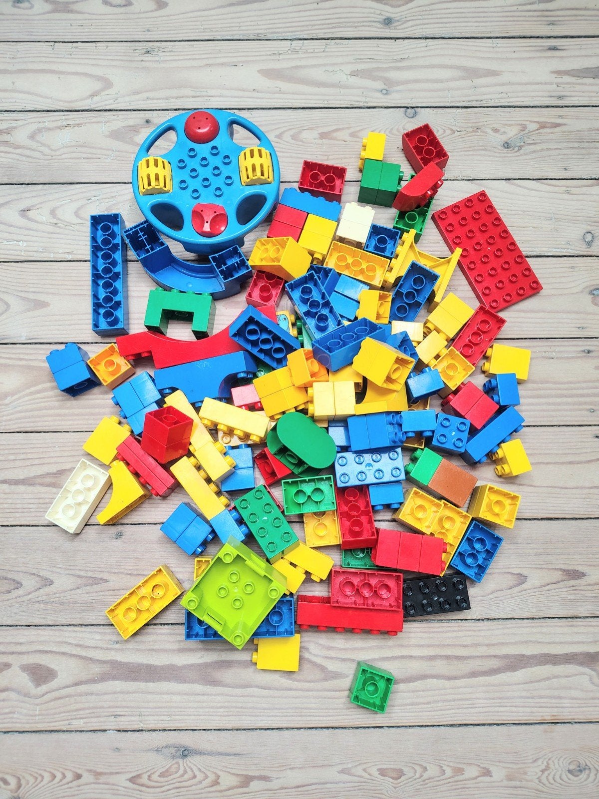 Groot lot basis Duplo blokken, Ophalen