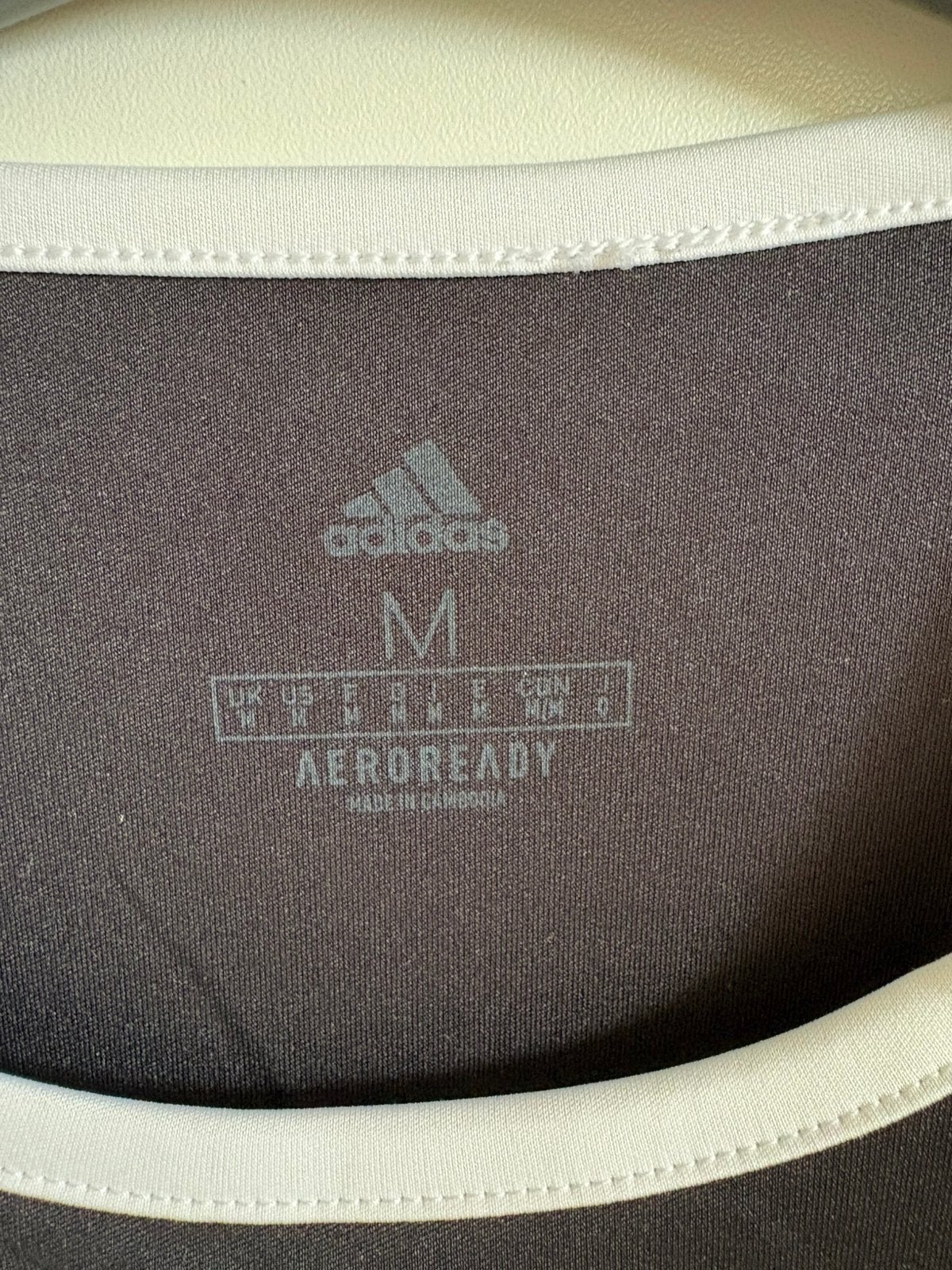 Adidas zwarte voetbal shirt, mt M, mooie staat, Kleding | Heren, Maat 48/50 (M), Zwart, Ophalen of Verzenden, Zo goed als nieuw