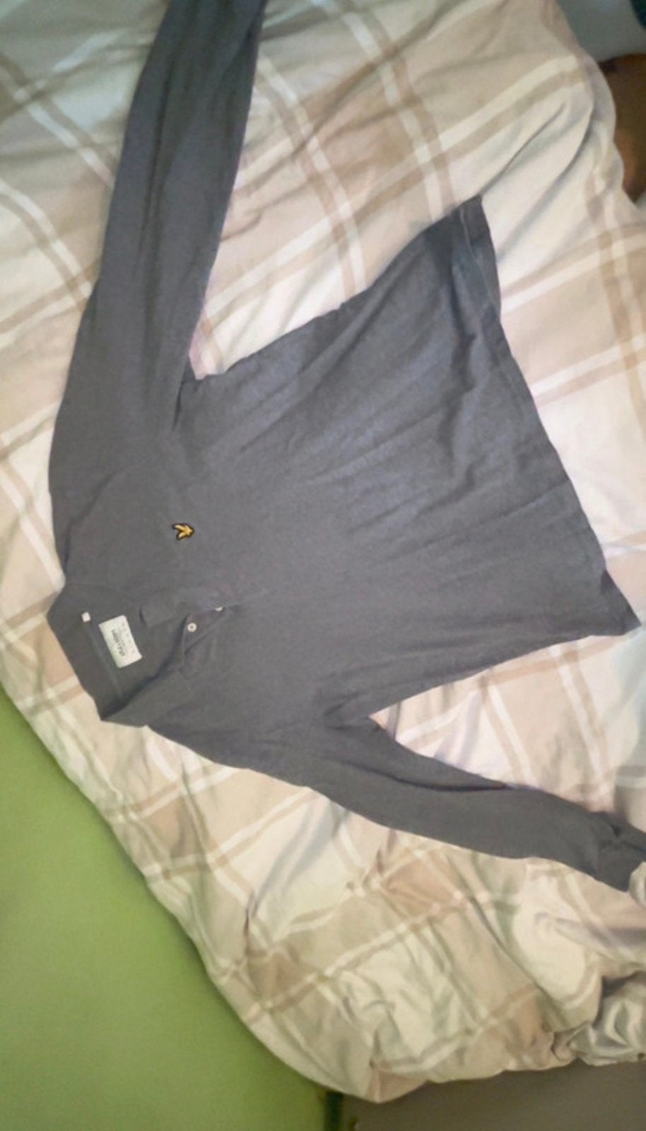 Lyle And Scott Hemd, Verzenden, Zo goed als nieuw, Maat 52/54 (L), Grijs