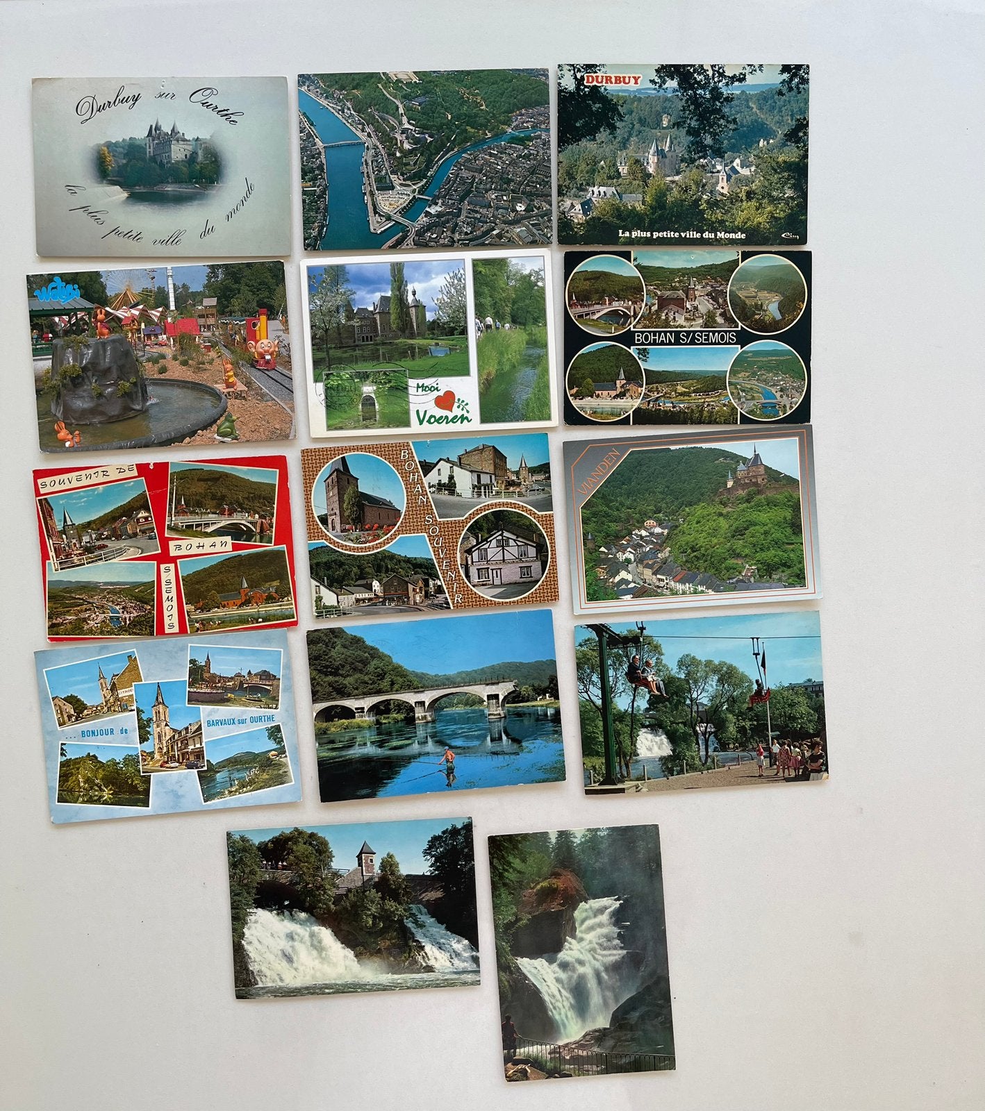 Unieke Vondst uit Oud Notariaat: Lot 13 Vintage Postkaarten, Verzamelen, Ophalen of Verzenden, Luxemburg