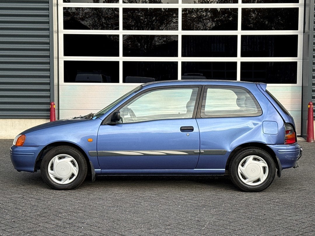 Toyota Starlet 1.3-16V XLi GTSi | Trekhaak | Automaat | Cent, Auto's, 75 pk, Blauw, Bedrijf, 5 zetels