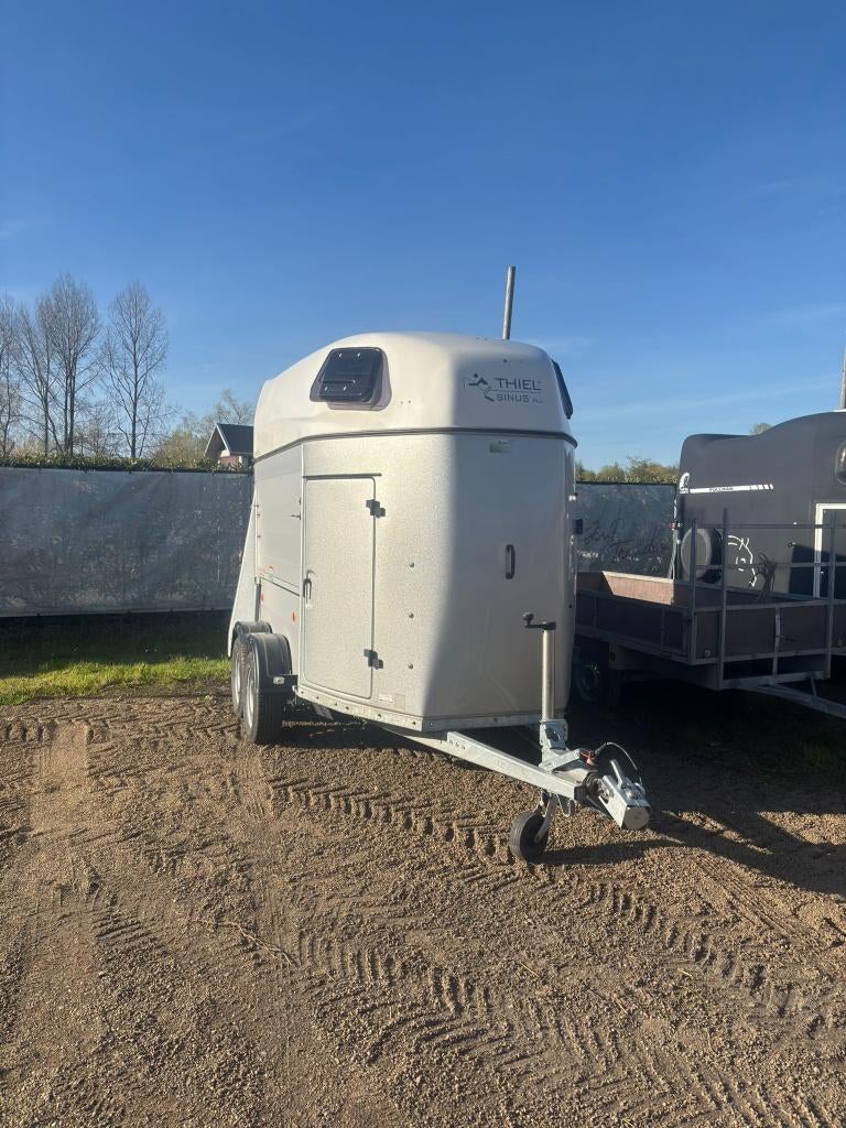Te huur: paardentrailer, Ophalen, Gebruikt, Aluminium, 2-paards trailer
