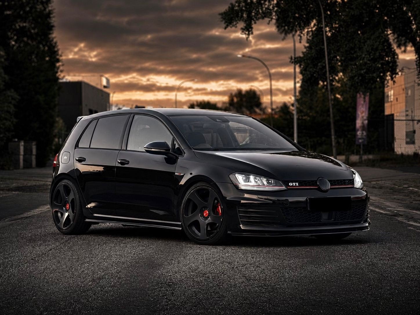 Volkswagen Golf 7 GTI DSG – 2016 – 350 PK – Full Option, Auto's, Stof, Bluetooth, Zwart, 5 zetels