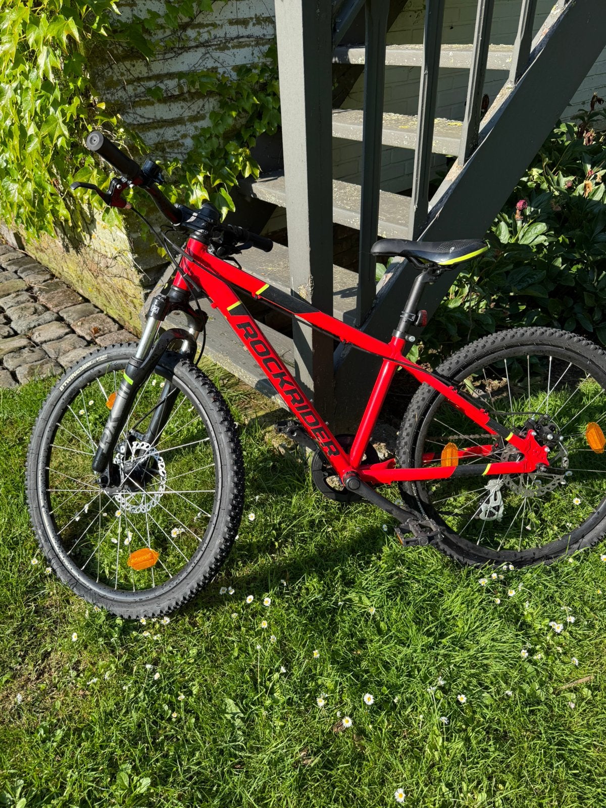 Rockrider ST900 kinderfiets, Ophalen, Gebruikt, Schijfrem, Heren