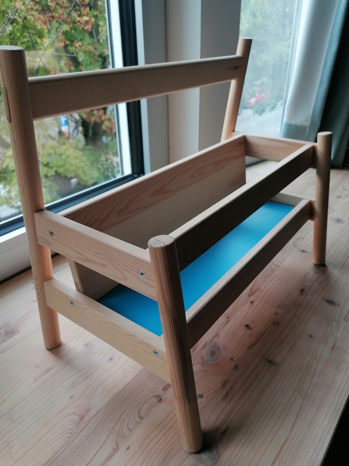 boekenrek kinderkamer Ikea Flisat, Ophalen
