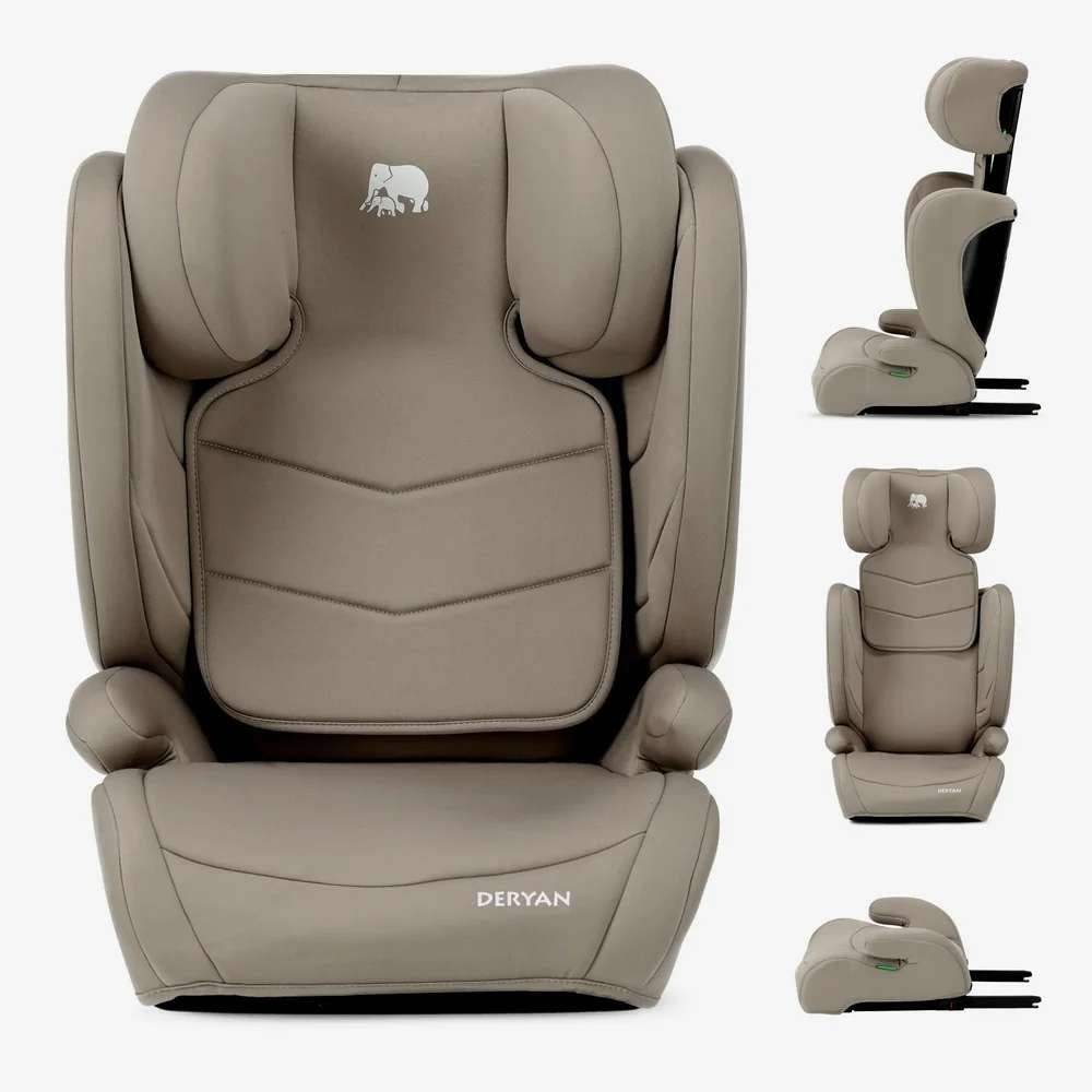 DERYAN Charlie Luxe i-Size Autostoel 100-150 cm - Truffle, Autres marques, Enlèvement ou Envoi, Comme neuf, Isofix