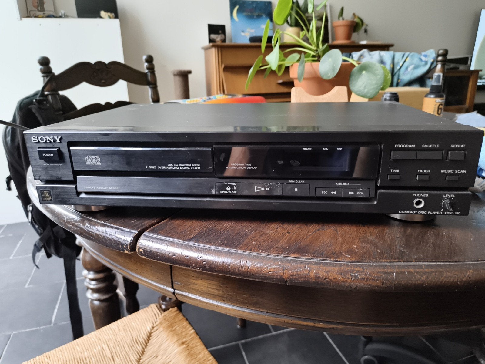 Sony cdp-190 cd-speler, Ophalen, Sony