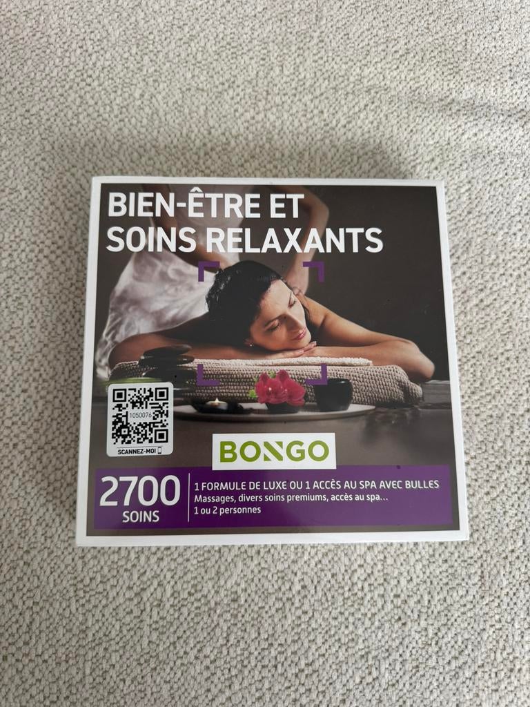 BONGO - BIEN ETRE ET SOINS RELAXANTS - VALEUR 60€, Tickets & Billets, Deux personnes, Bon cadeau, Spa ou Sauna