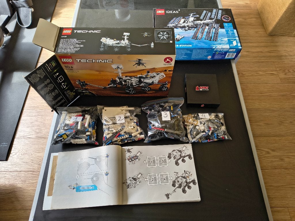 LEGO Technic 42158 NASA Mars Rover Perseverance + lichtset, Ophalen, Lego, Zo goed als nieuw, Technic