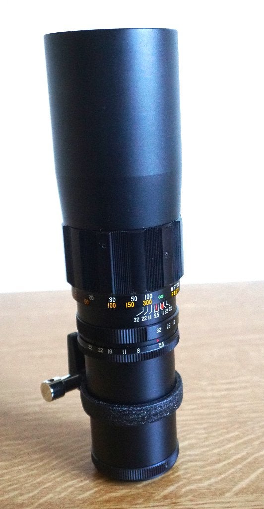 télé INA 350 mm 5.5  pour reflex argentiques et digitaux, TV, Hi-fi & Vidéo, Enlèvement ou Envoi, Utilisé, Reflex miroir, Autres Marques