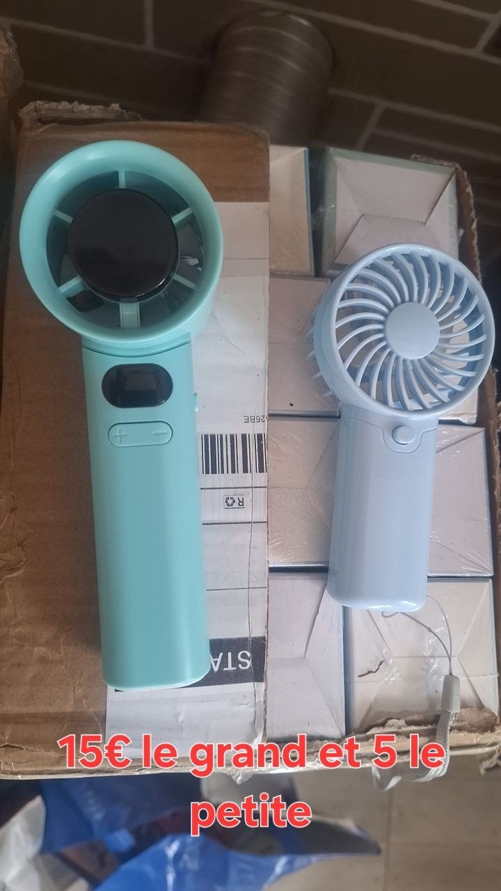Ventilateur de poche à vendre. Avec la boîte et chargeur  gr, Elektronische apparatuur, Ventilatoren, Ophalen
