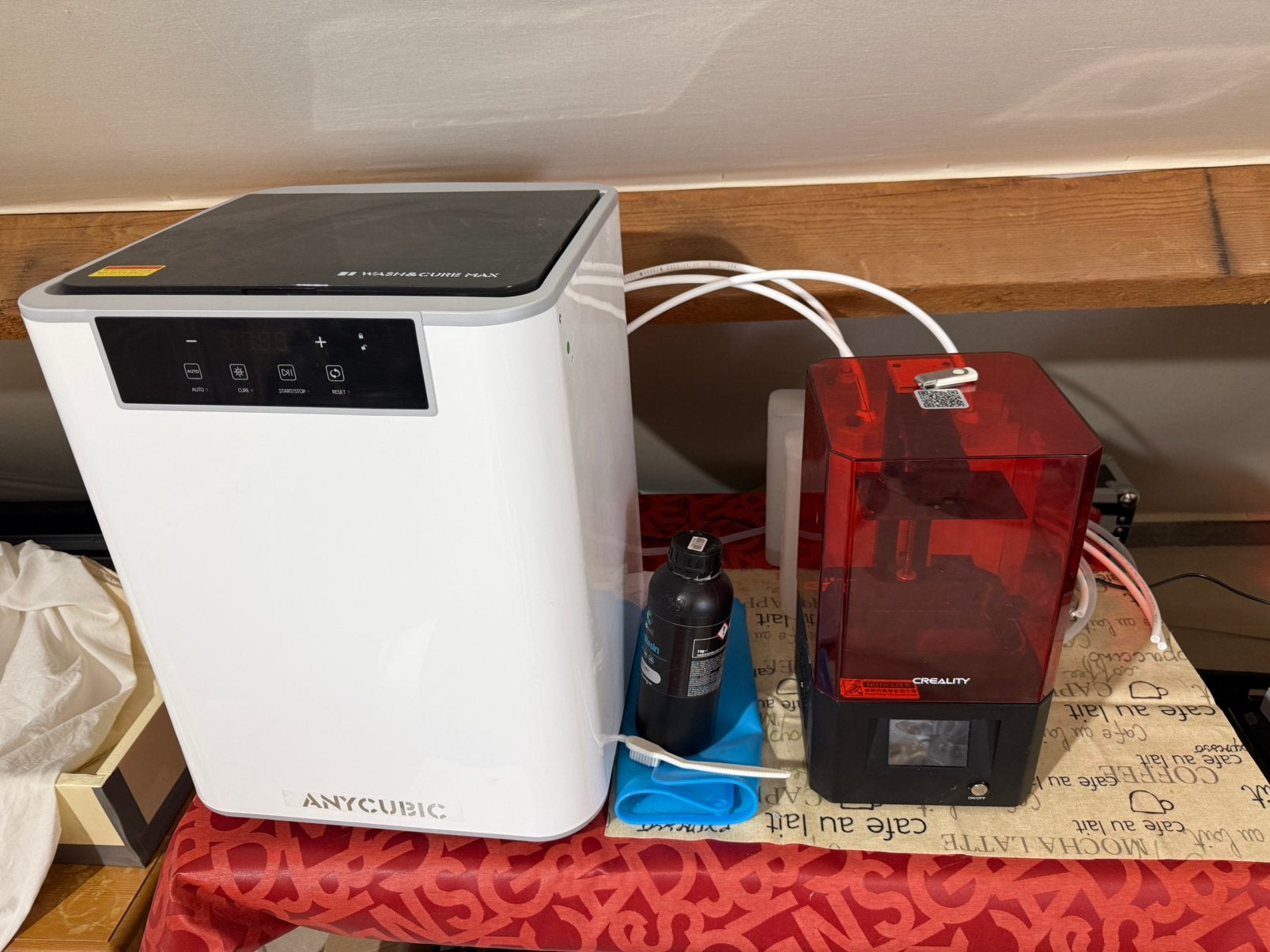 Creality ld-002h sla orinter + anycubic wash&cure max, Ophalen, Zo goed als nieuw