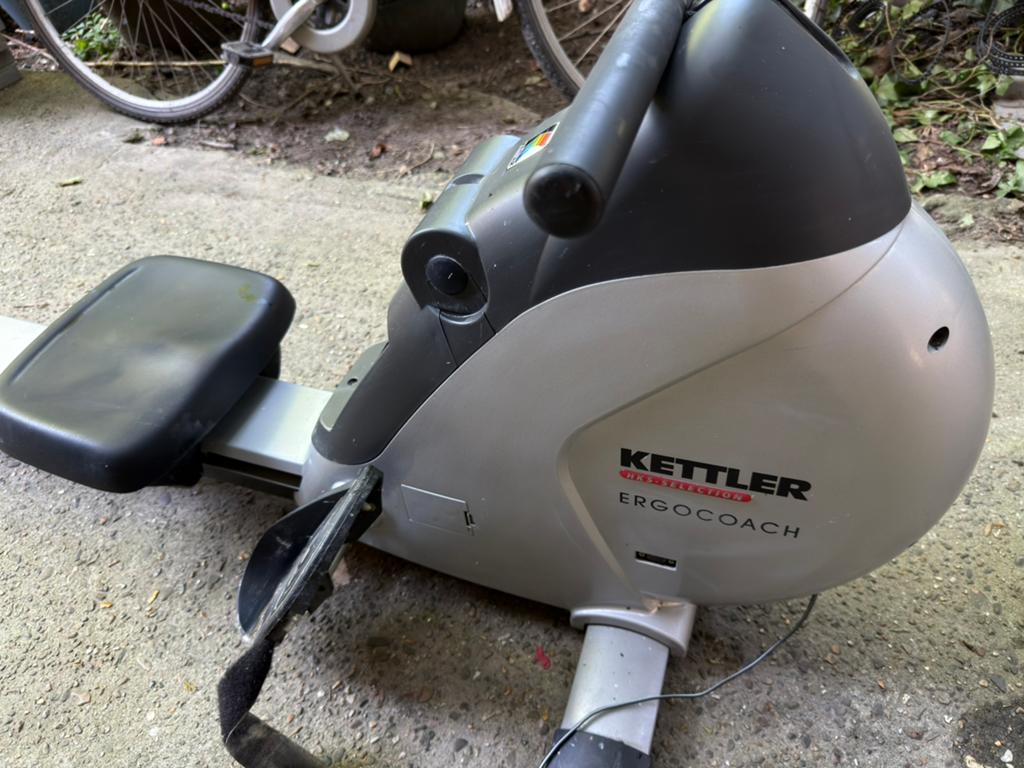 KETTLER ERGO COACH / Roeimachine, Sport en Fitness, Fitnessmaterialen, Ophalen, Gebruikt, Benen, Overige typen