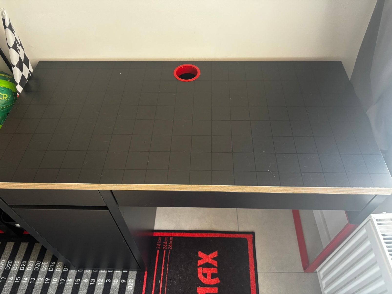 Bureau kind, Ophalen, Gebruikt, Rood, Kinderbureau